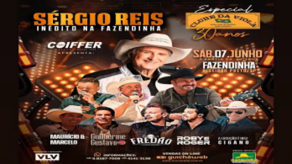 Sergio Reis Inédito na Fazendinha